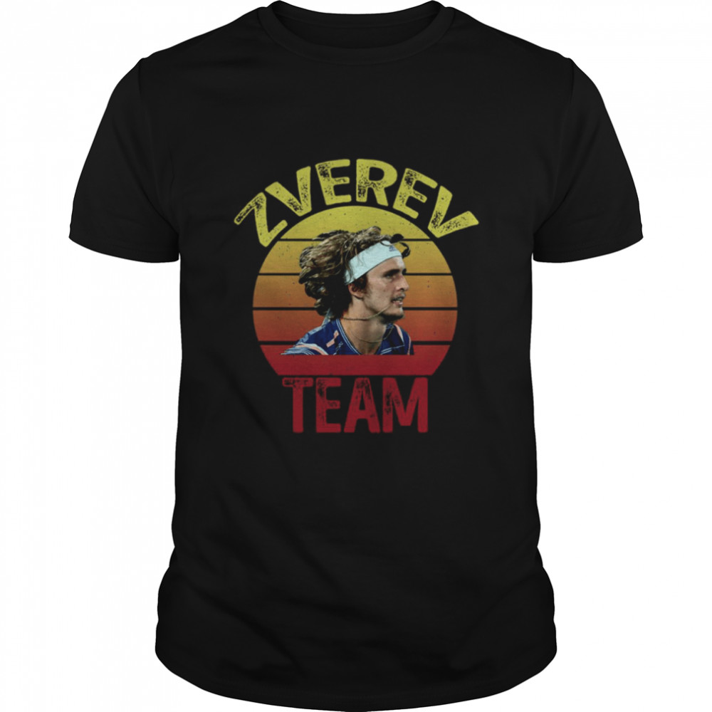 Team Sunset Design Tennis Alexander Zverev shirt