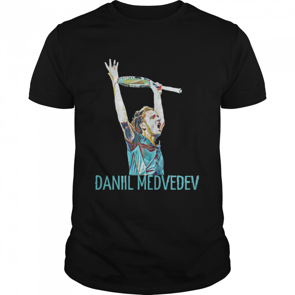 Tennis Player Daniil Medvedev Russian Tennis shirt