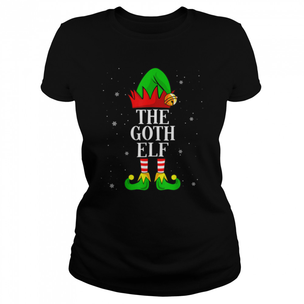 The Goth Elf Group Matching Family Christmas Gothic Funny T- B0BNPNWD2G Classic Women's T-shirt