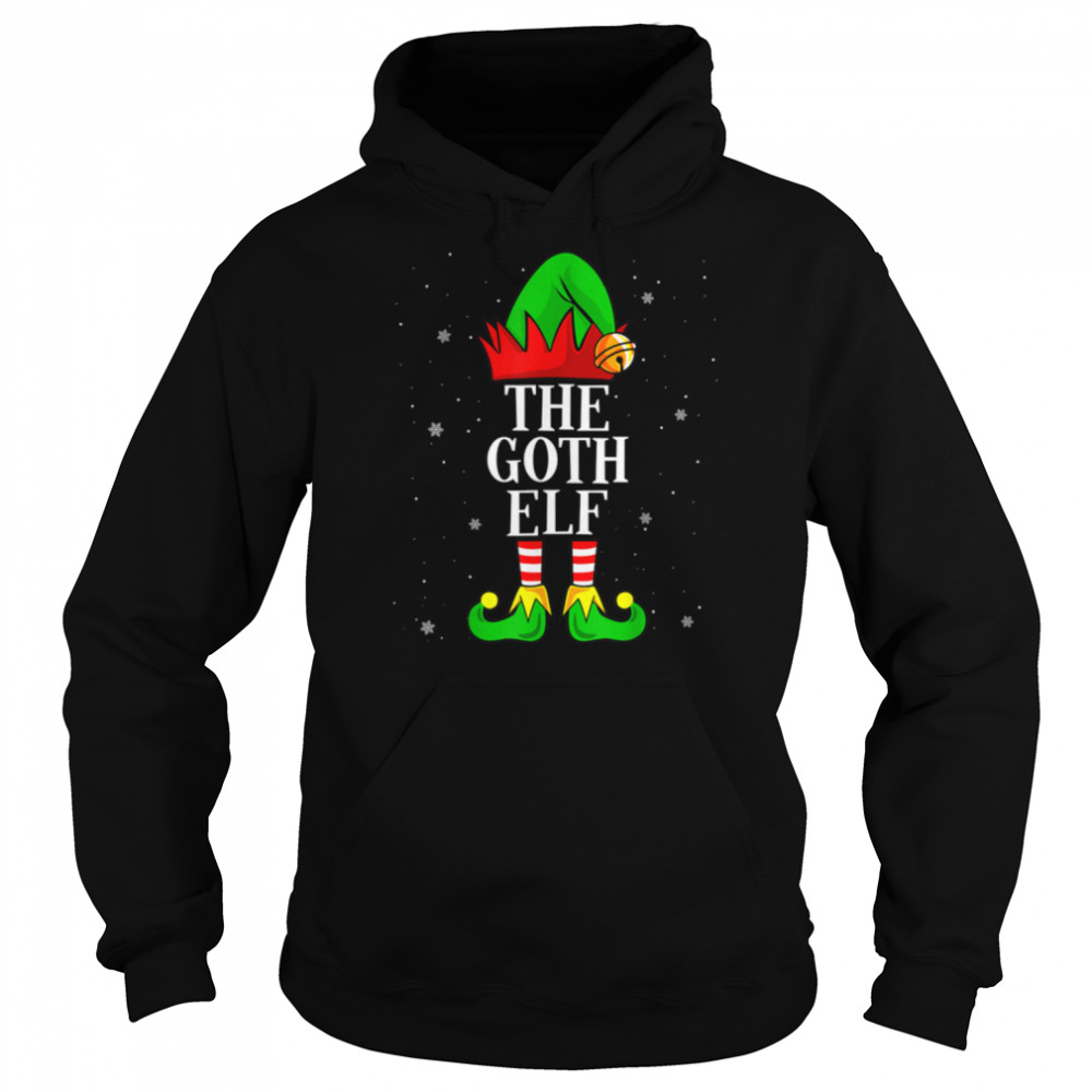 The Goth Elf Group Matching Family Christmas Gothic Funny T- B0BNPNWD2G Unisex Hoodie