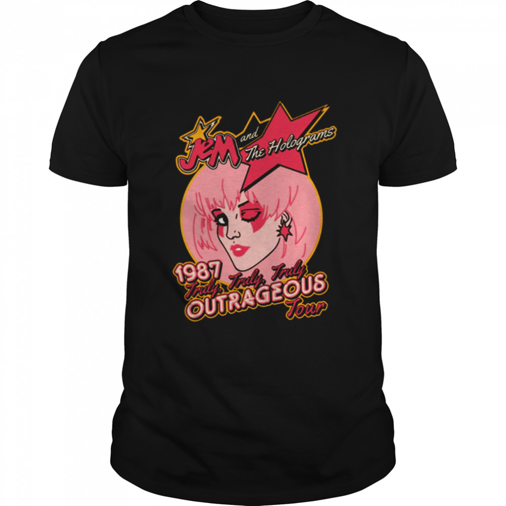 Tjem Outrageous Tour Jem And The Holograms shirt