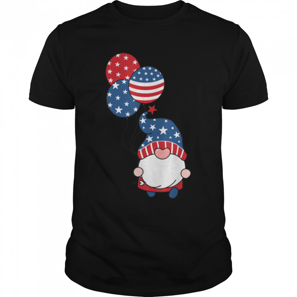 USA Gnomes for chritsmas T-Shirt B0BNP868NV
