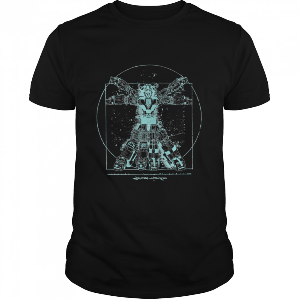 Voltruvian Man Blue Character Voltron shirt