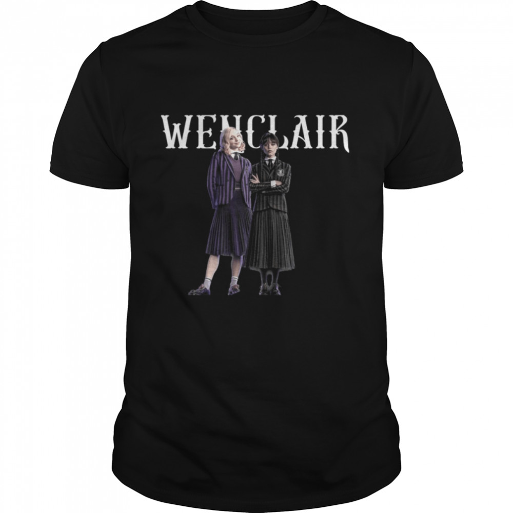 Wenclair Enid And Wednesday Addams Series Netflix shirt