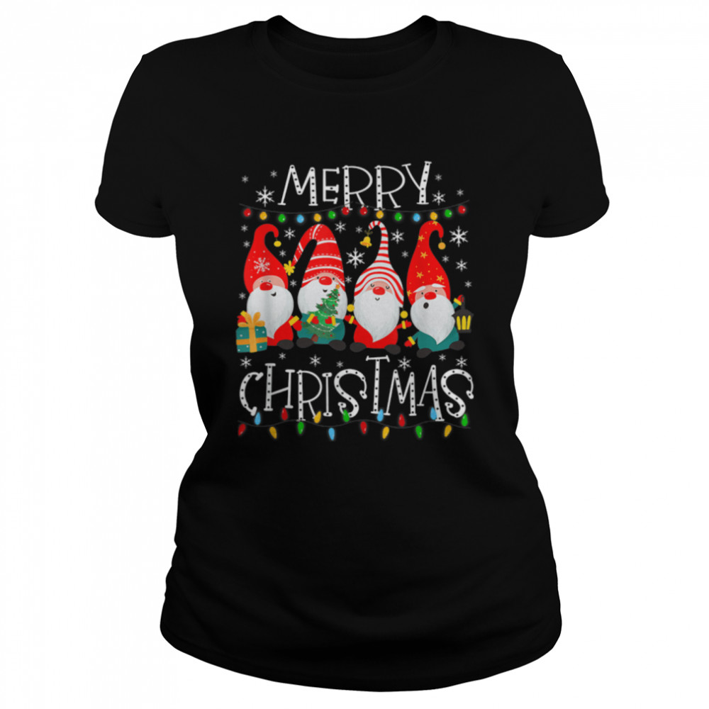 Xmas Merry Christmas Gnome  Family Kids Adults T- B0BNP4CRGZ Classic Women's T-shirt