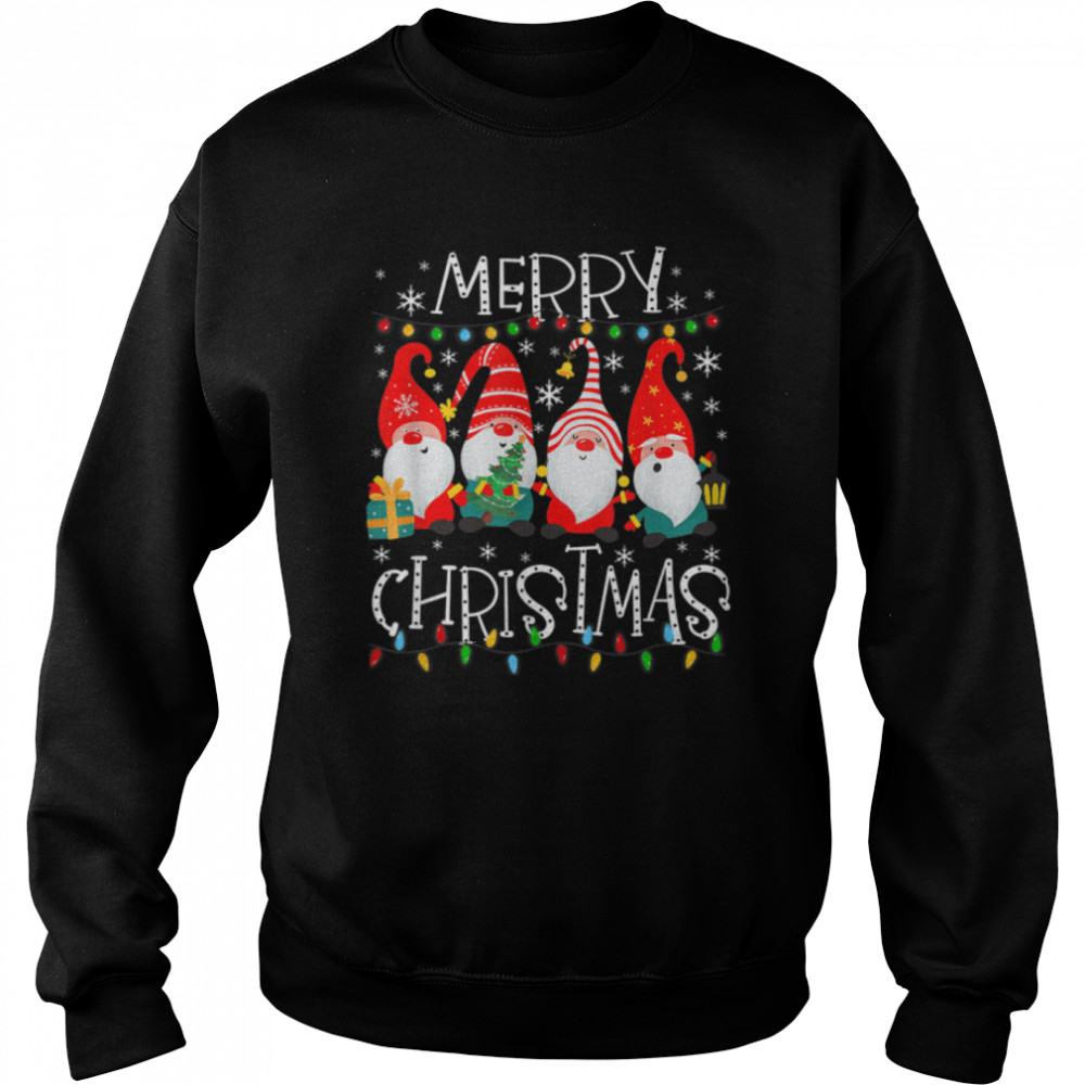 Xmas Merry Christmas Gnome  Family Kids Adults T- B0BNP4CRGZ Unisex Sweatshirt