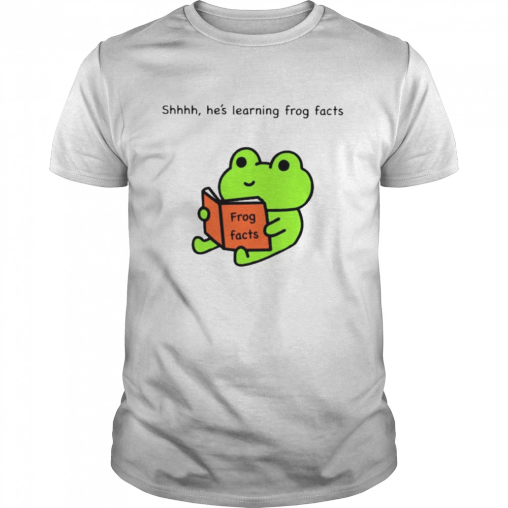 Greb comics shhhh he’s learning frog facts T-shirt