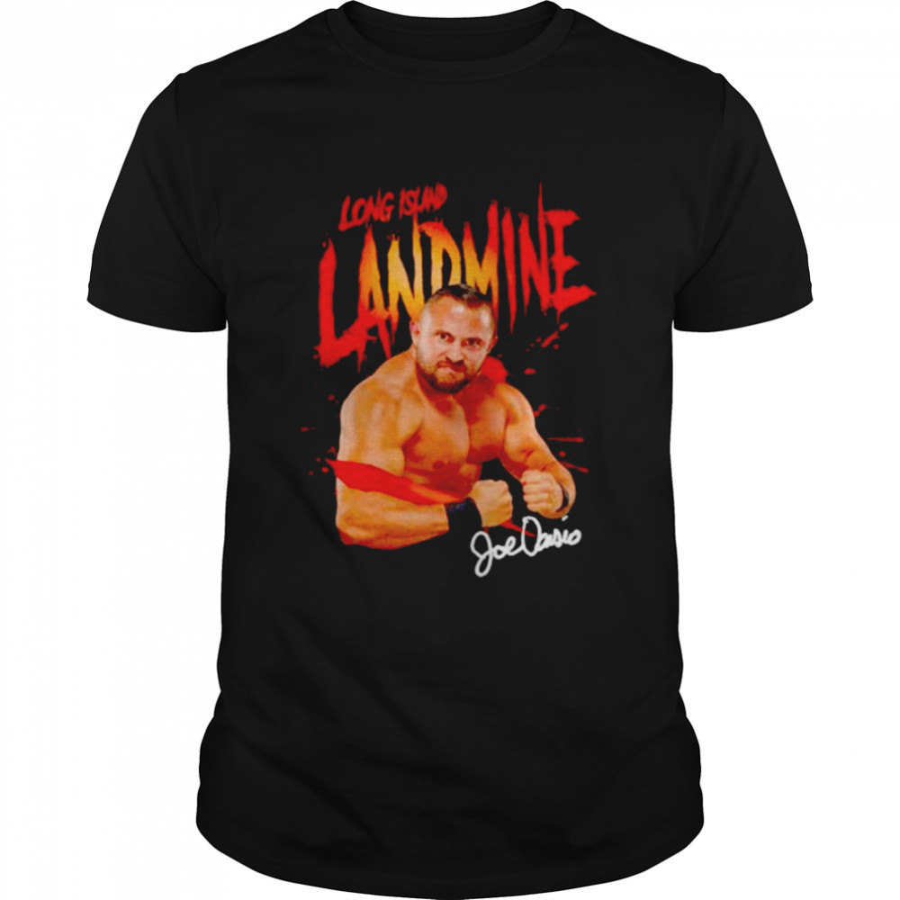 joe Ocasio long Island landmine signature shirt