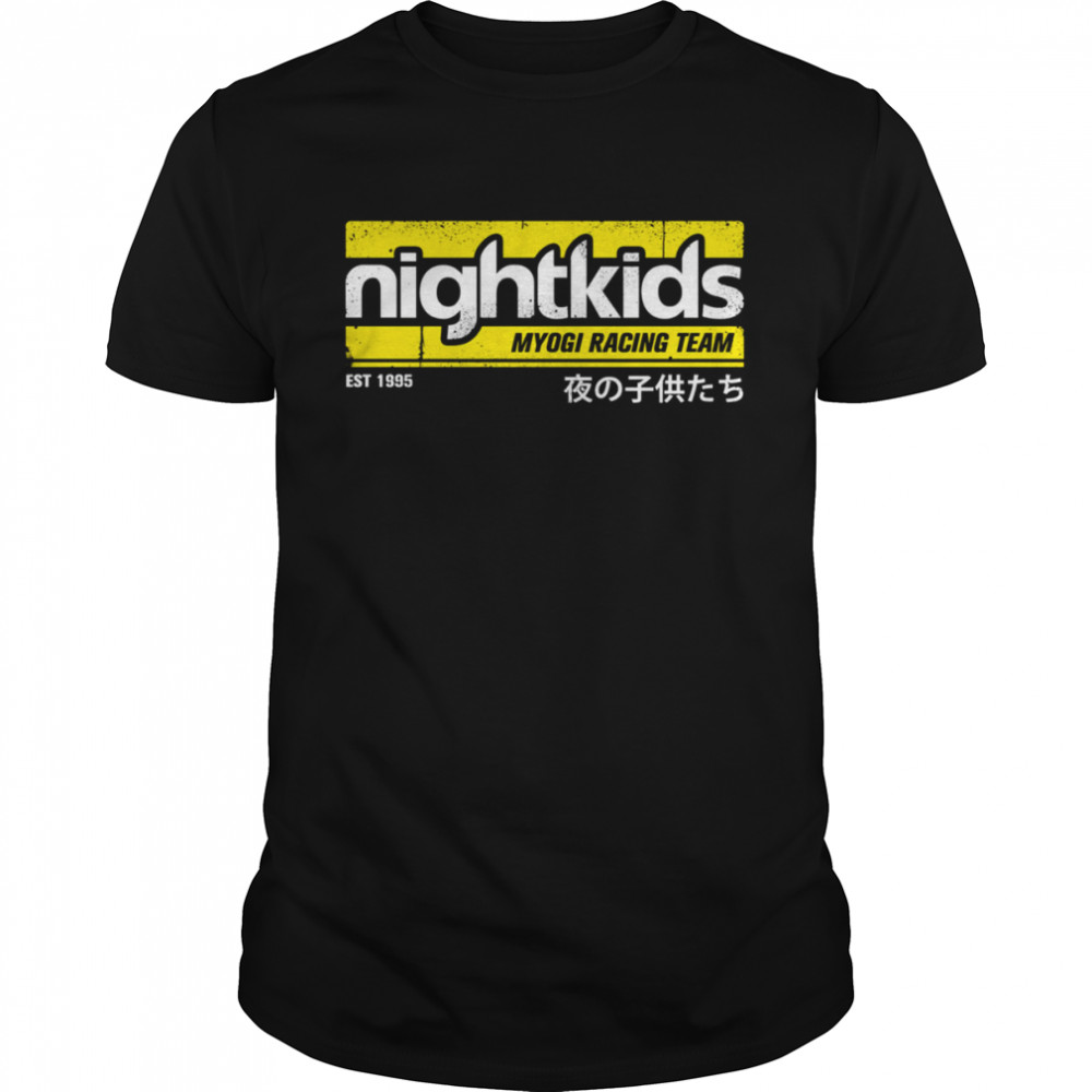 Nightkids Tee White Initial D shirt