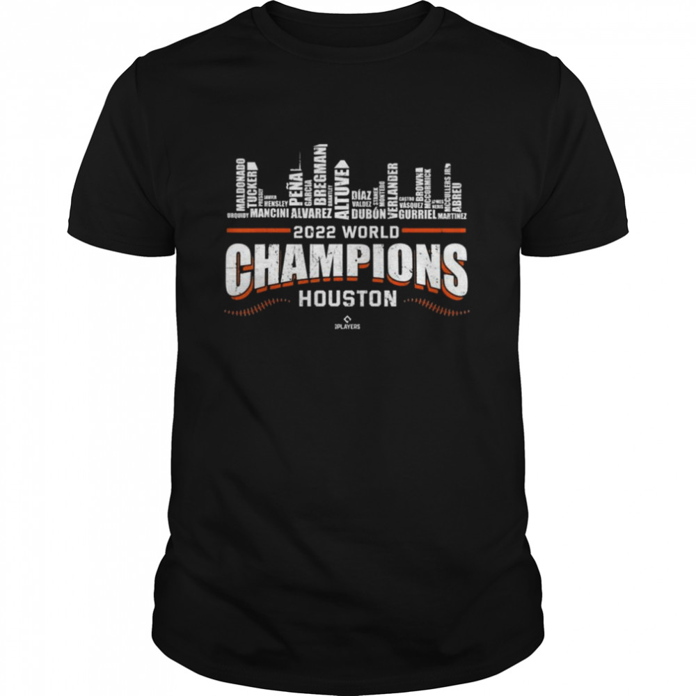 Skyline 2022 Houston Baseball World Champions MLBPA Shirt