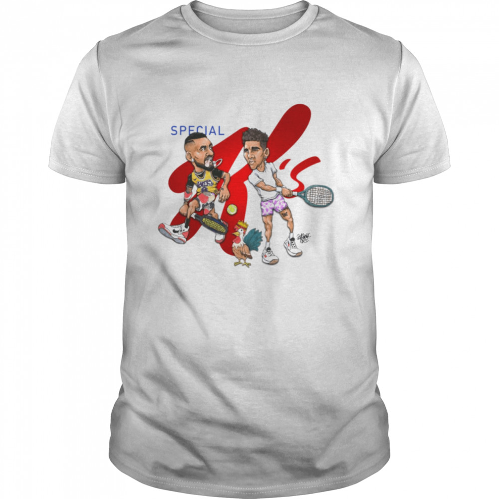 Special K’s Nick Kyrgios & Thanasi Kokkinakis shirt