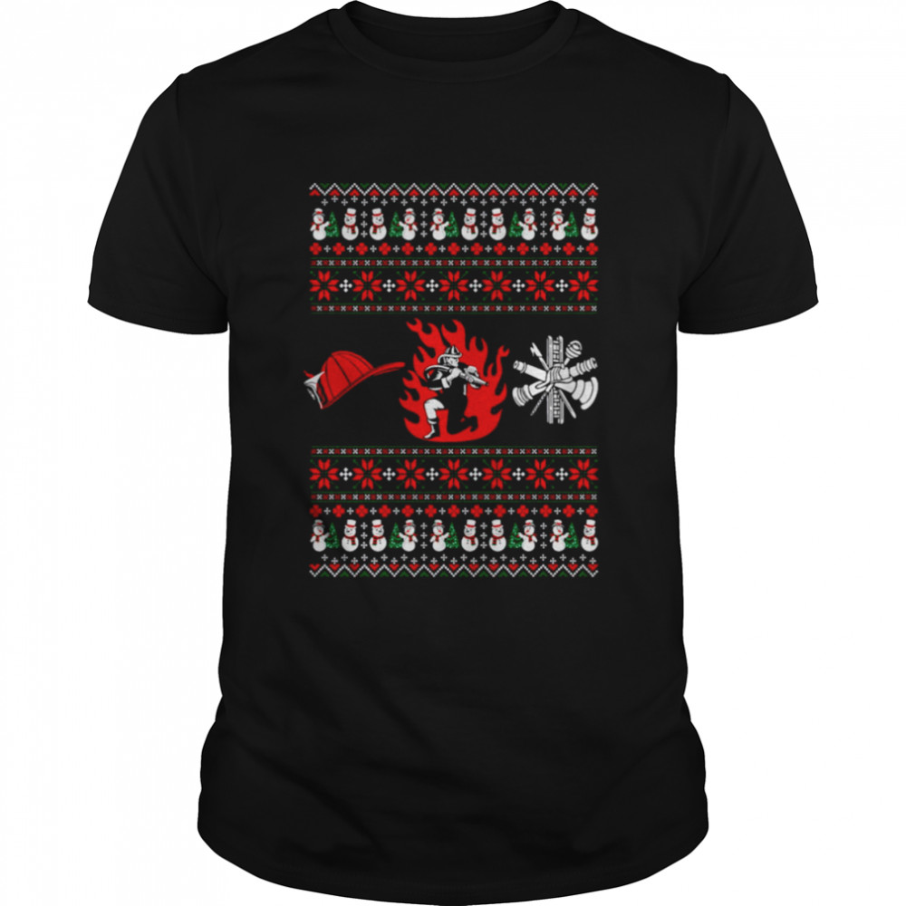 Perfect Gift Merry Firefighter Ugly Christmas Sweater shirt