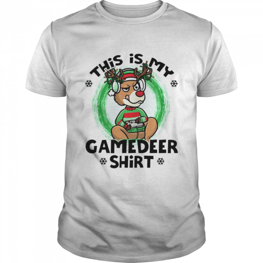 This Is My Christmas Reindeer Official Gaming Shirt shirt