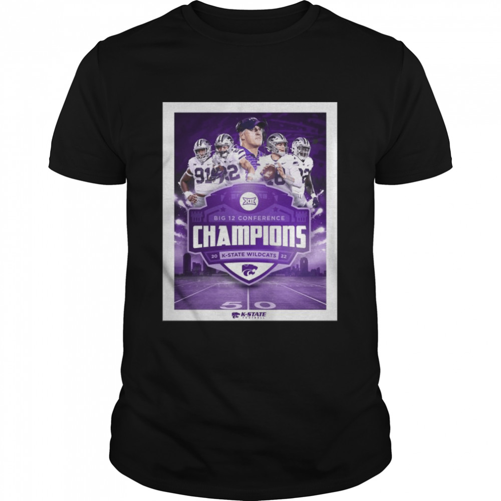 2022 Big 12 Conference Champions K-State Football Shirt