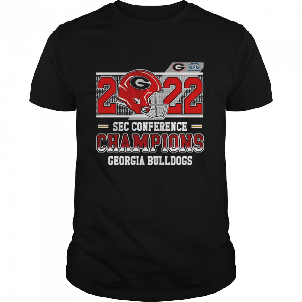 2022 Georgia Bulldogs SEC Football Championship Helmet Matchup shirt