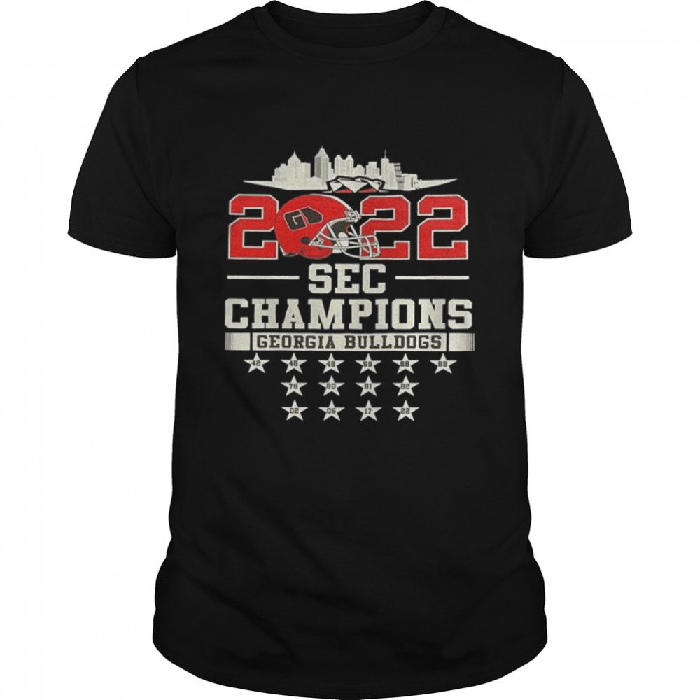 2022 Sec Champions Georgia Bulldogs 1942 2022 shirt