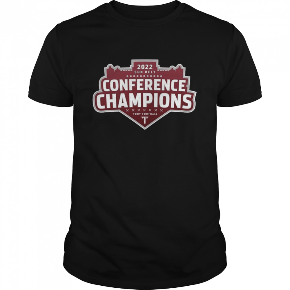 2022 Sun Belt Conference Champions Troy Football Shirt