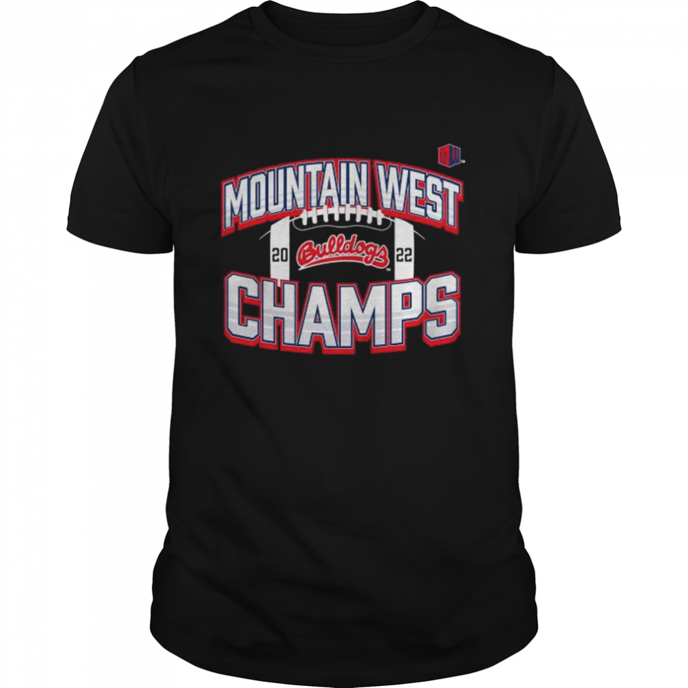 Bulldogs 2022 Mountain west conference champions shirt