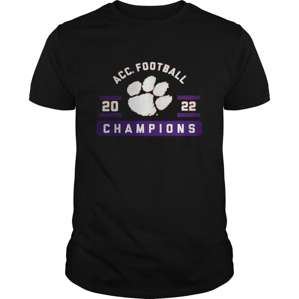 Clemson Tigers 2022 ACC Football Conference Champions Shirt