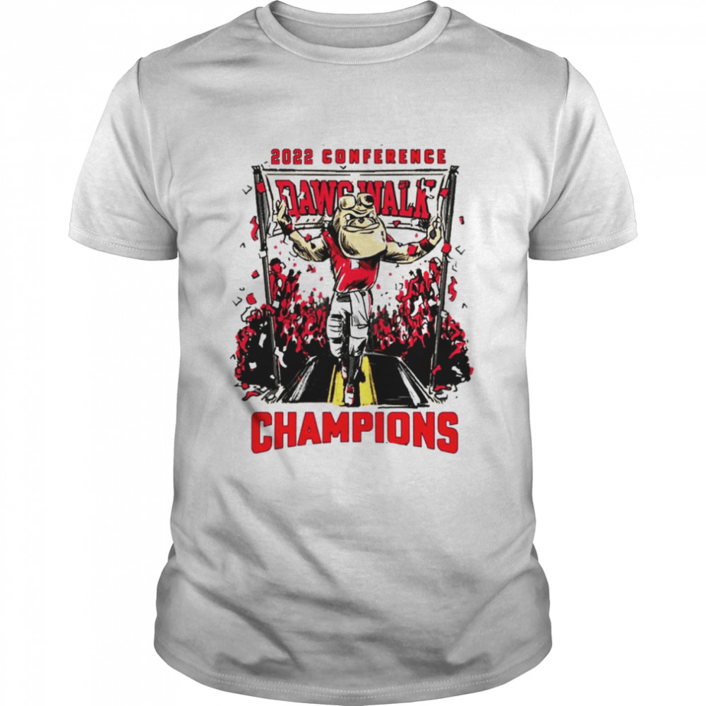 Dawg Walk Georgia Bulldogs 2022 SEC Champions Shirt