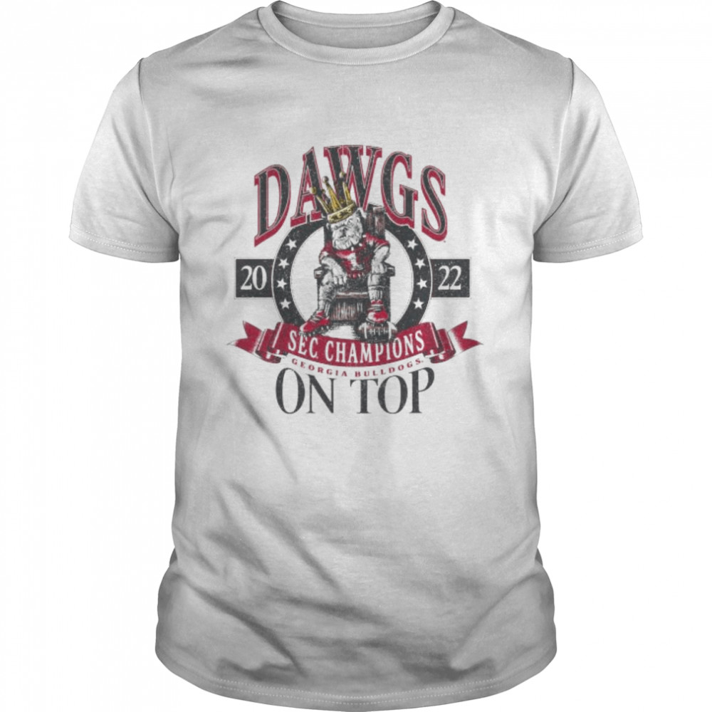 Dawgs Georgia bulldogs sec champs on top 2022 shirt