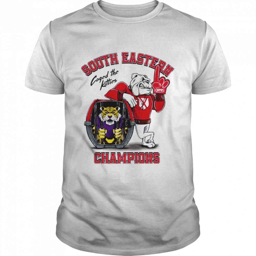 Georgia Bulldogs south eastern champions coged the kitties shirt