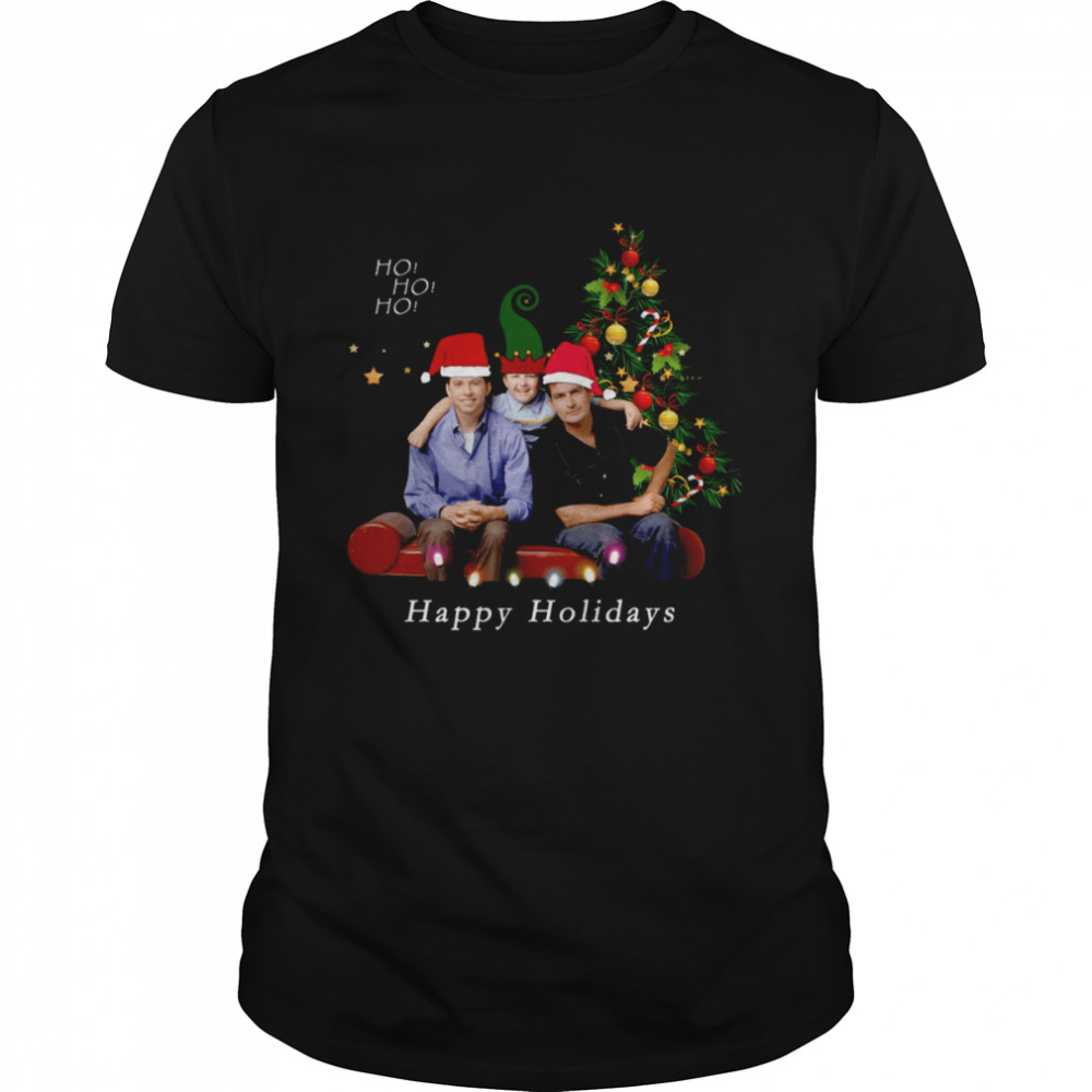 Happy Holidays Two And A Half Men Christmas shirt