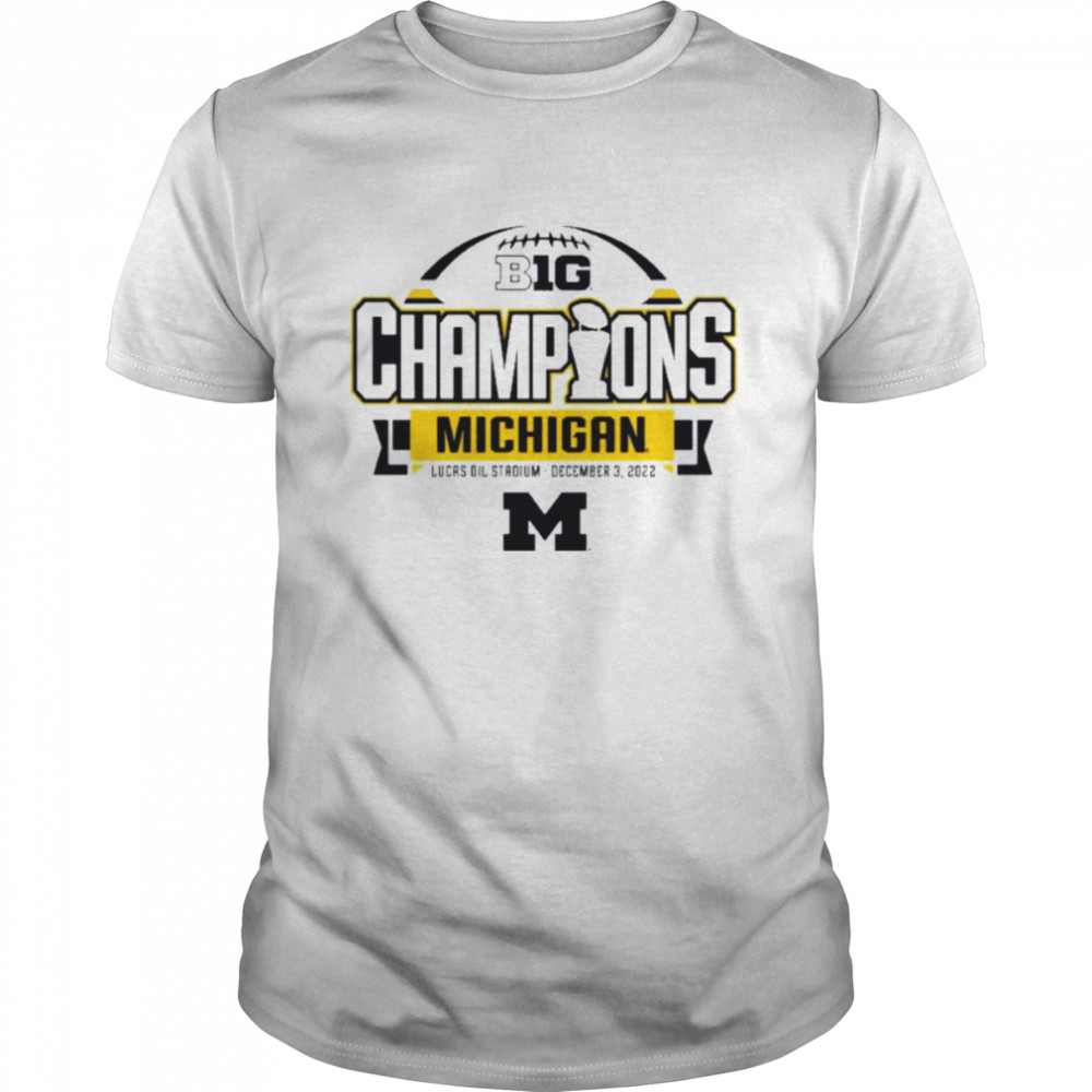 Michigan Wolverines 2022 Big Ten Football Conference Champions T-Shirt