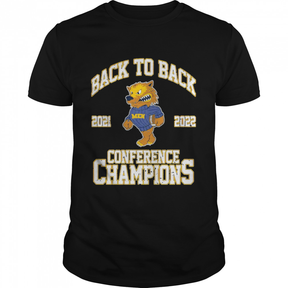 Michigan Wolverines back to back 2022 conference champions shirt