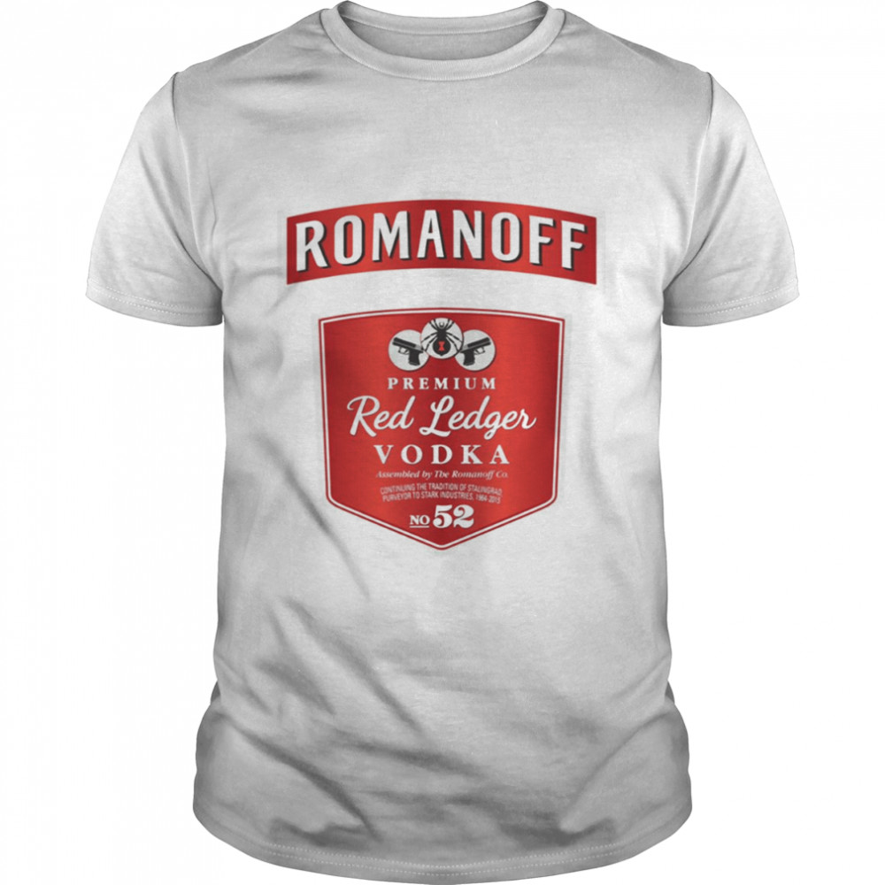 Romanoff Vodka Logo Design shirt