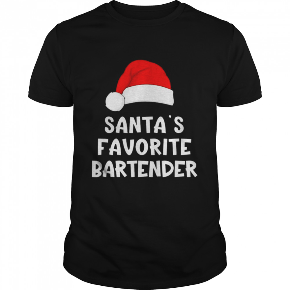 Santa’s Favorite Bartender 2022 Merry Christmas sweatshirt