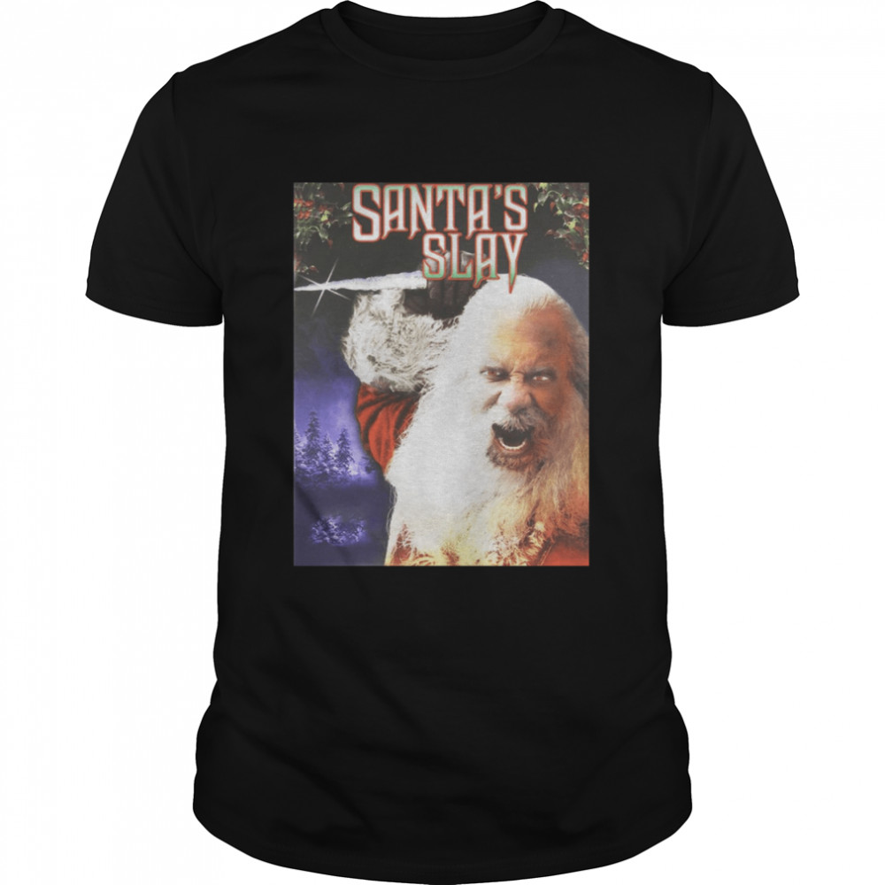 Santa’s Slay Horror Movie Vintage 90s shirt