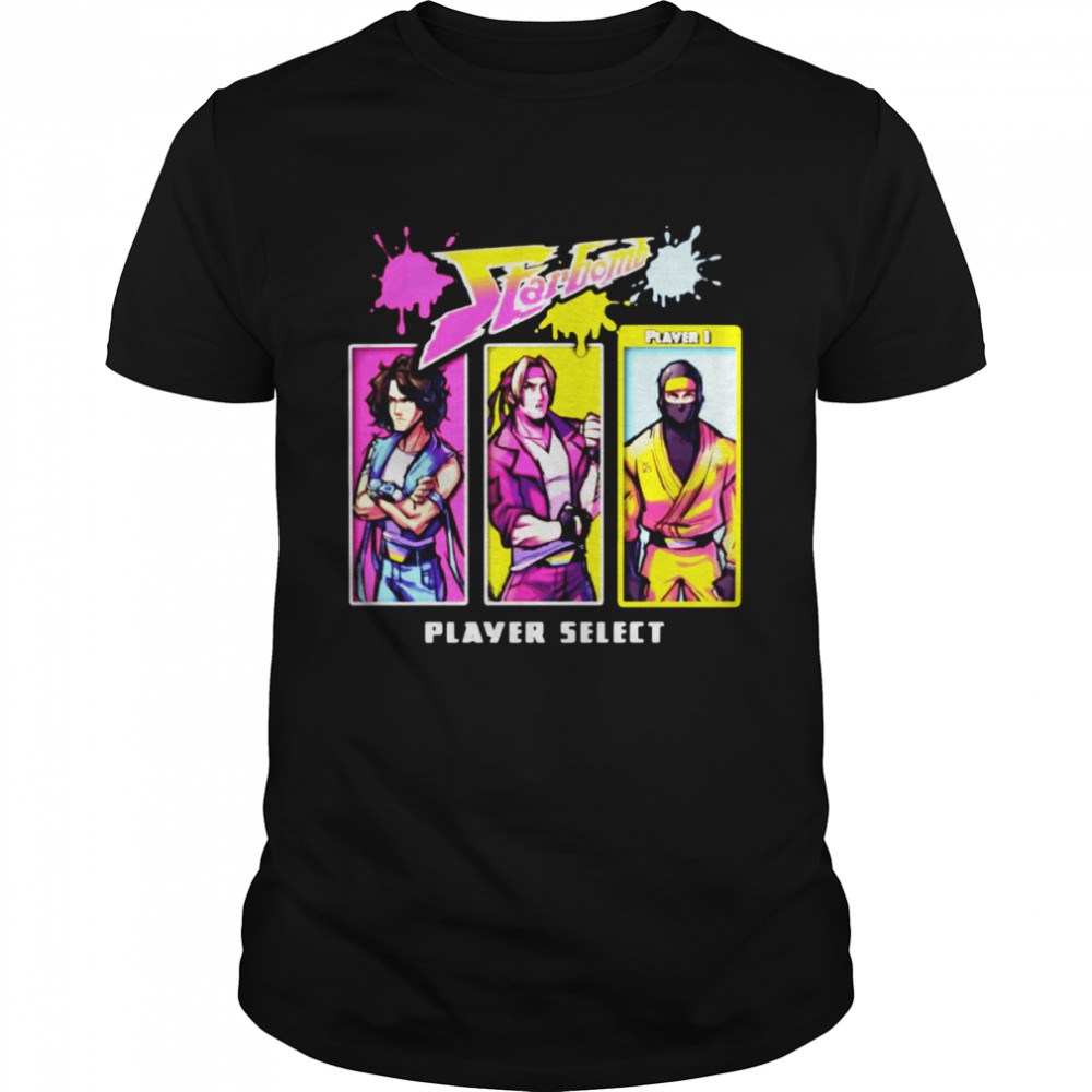 Starbomb Player Select shirt