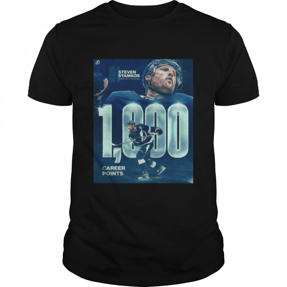 Steven Stamkos 1000 Career Points With Tampa Bay Lightning Nhl shirt