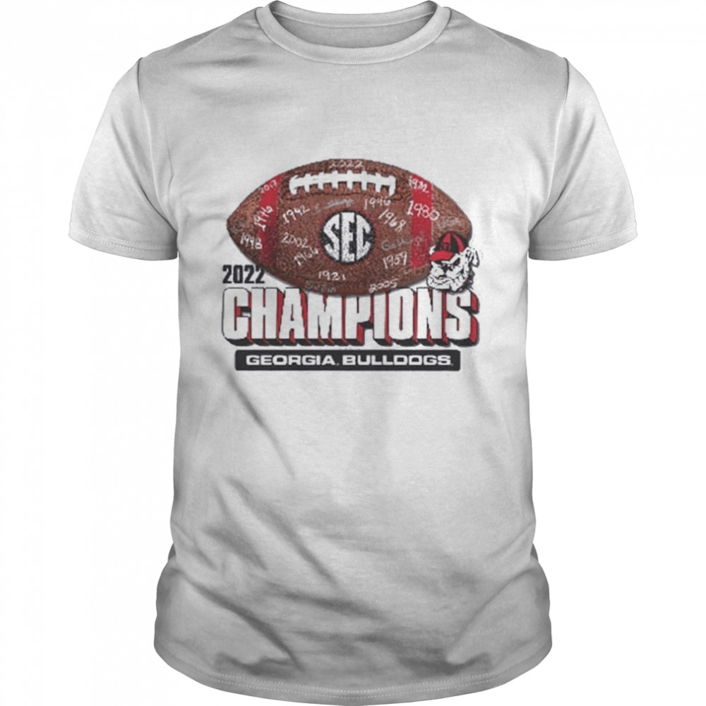 UGA 2022 Sec Champs Football Shirt