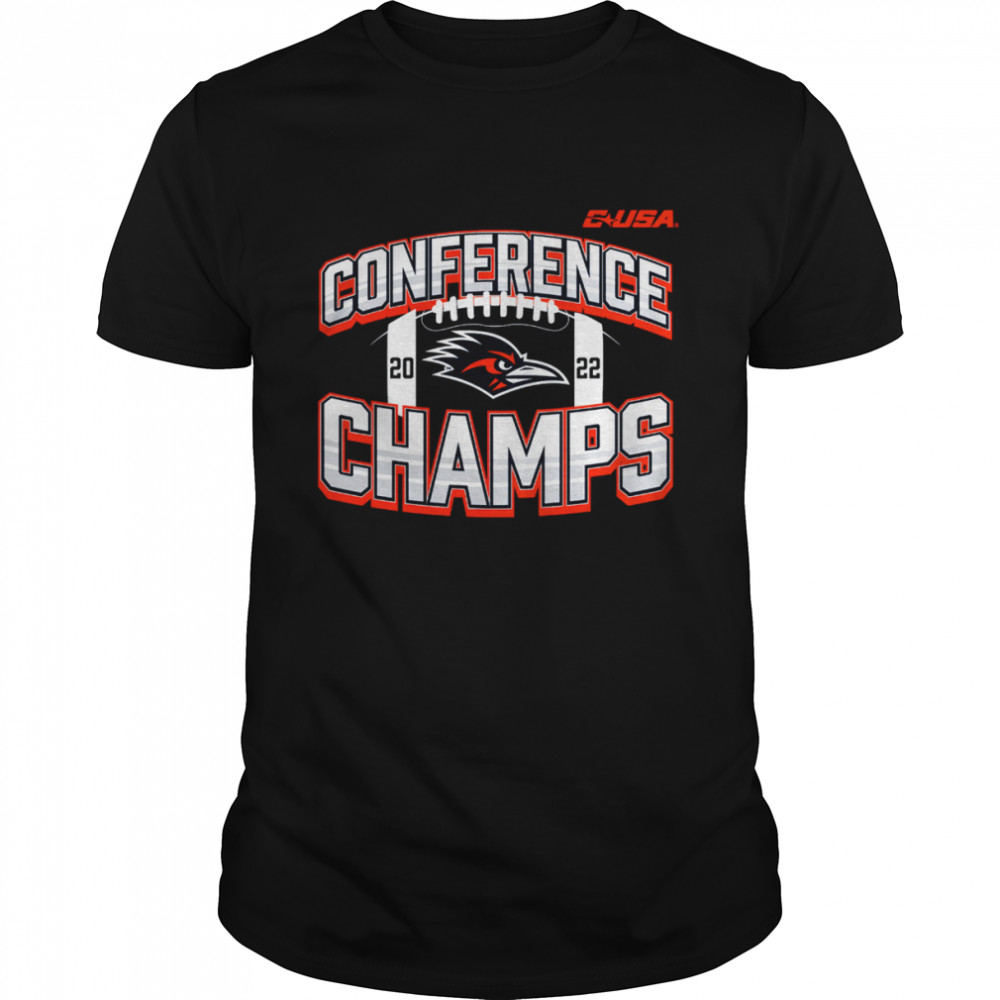 UTSA Roadrunners Fanatics Branded 2022 C-USA Football Conference Champions Icon Bold T-Shirt