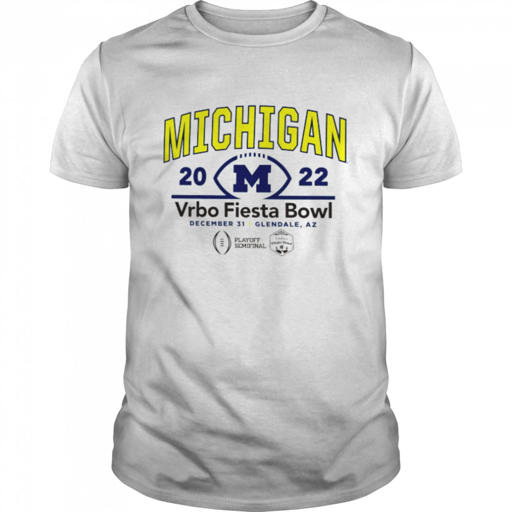2022 CFP Semifinal Vrbo Fiesta Bowl Michigan Team Logo shirt