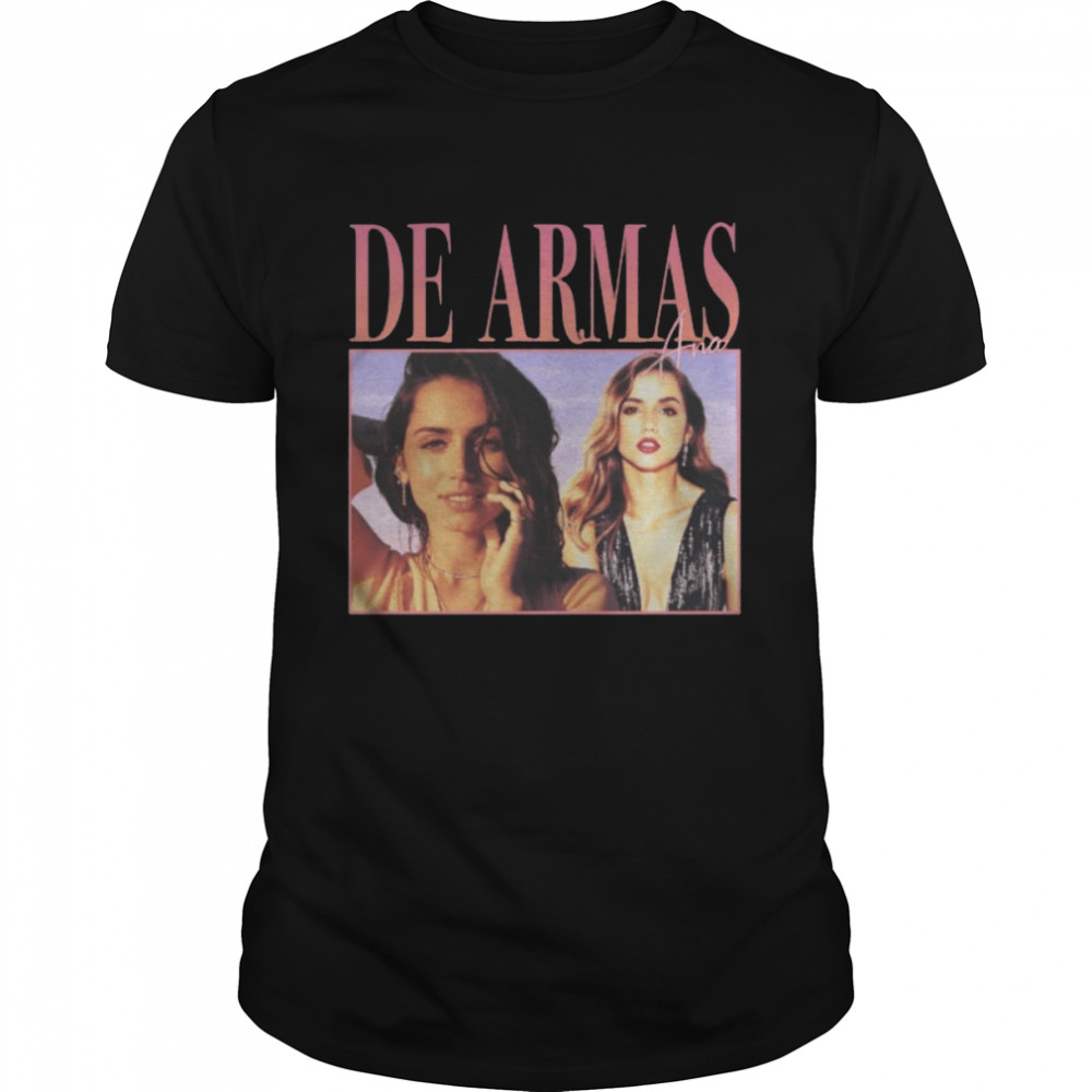 Ana De Armas Knives Out Retro Homepage shirt