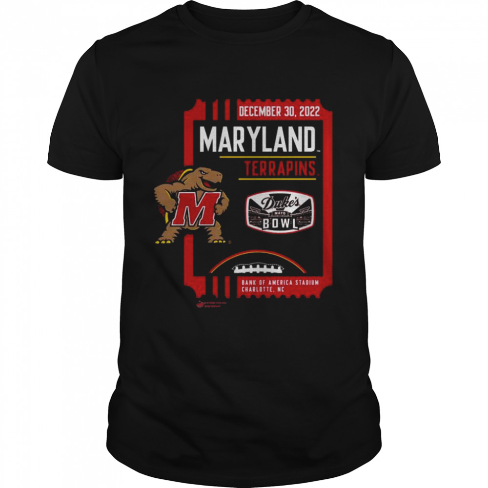 Duke’s Mayo Bowl Maryland Terrapins Bank Of America Stadium Charlotte Dec 30 2022 Shirt