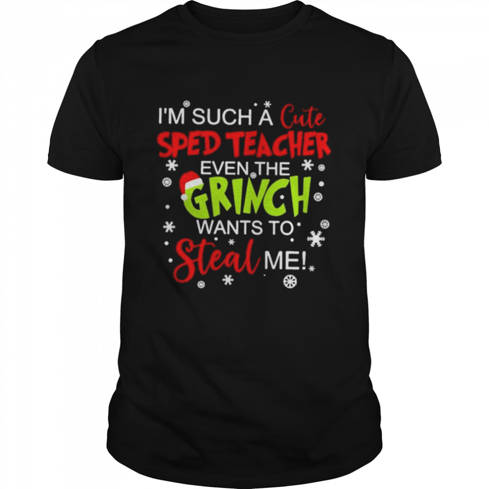 I’m such a cute Special Education Teacher even the Grinch wants to steal me shirt