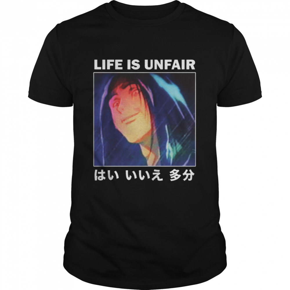 Japanese Malcolm In The Middle Life Is Unfair shirt