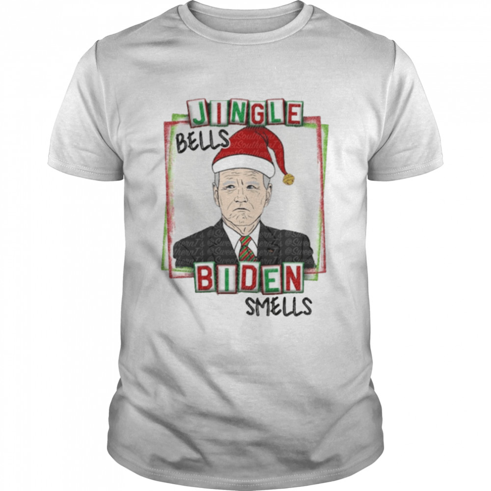 Jingle Bells Biden Smells Joe Biden Happy New Year Merry Christmas USA shirt