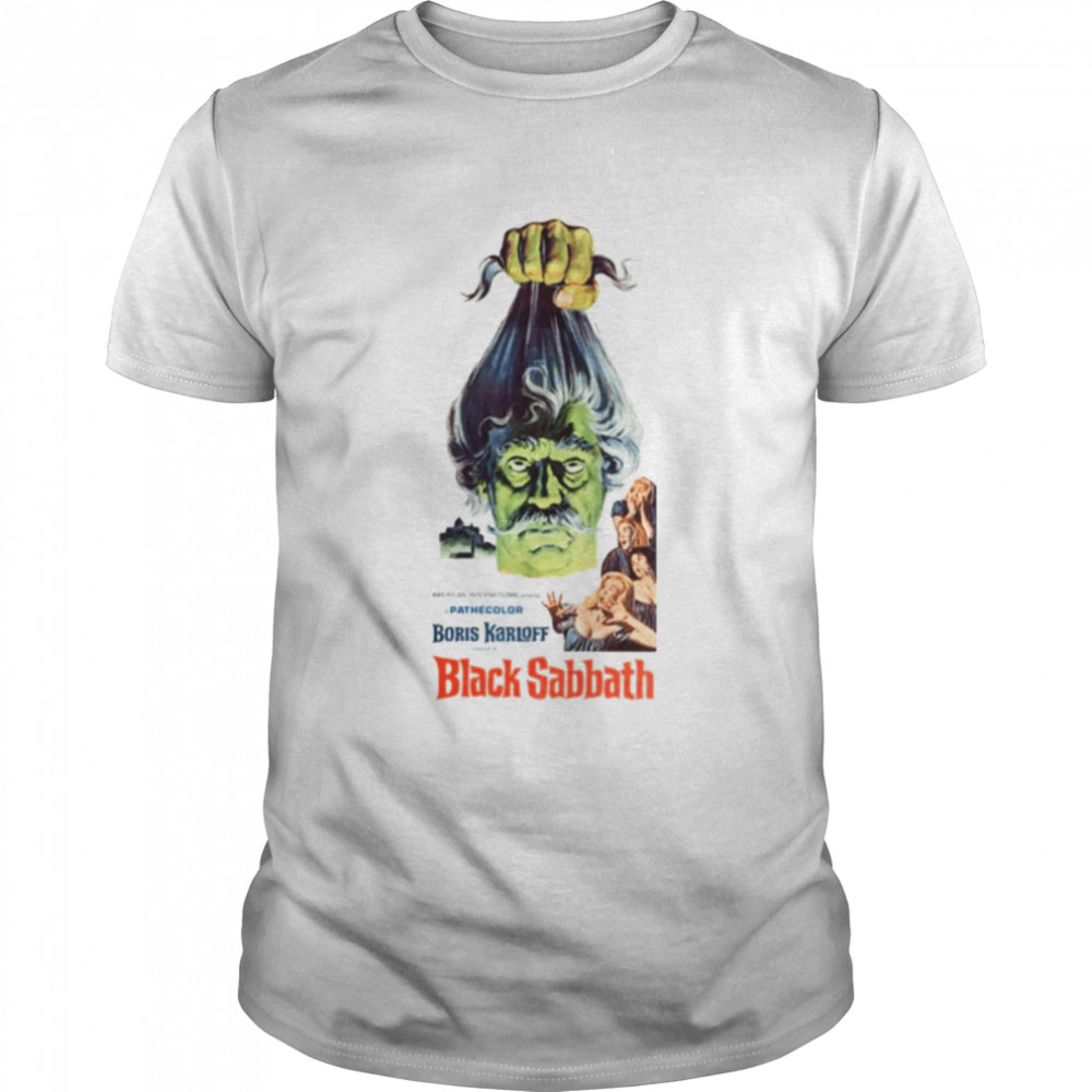 Mario Bava Black Movie Poster Black Sabbath shirt