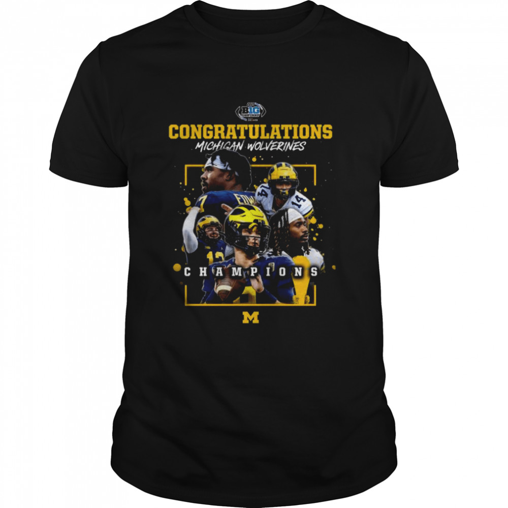 Michigan Wolverines 2022 Congratulations Champions shirt