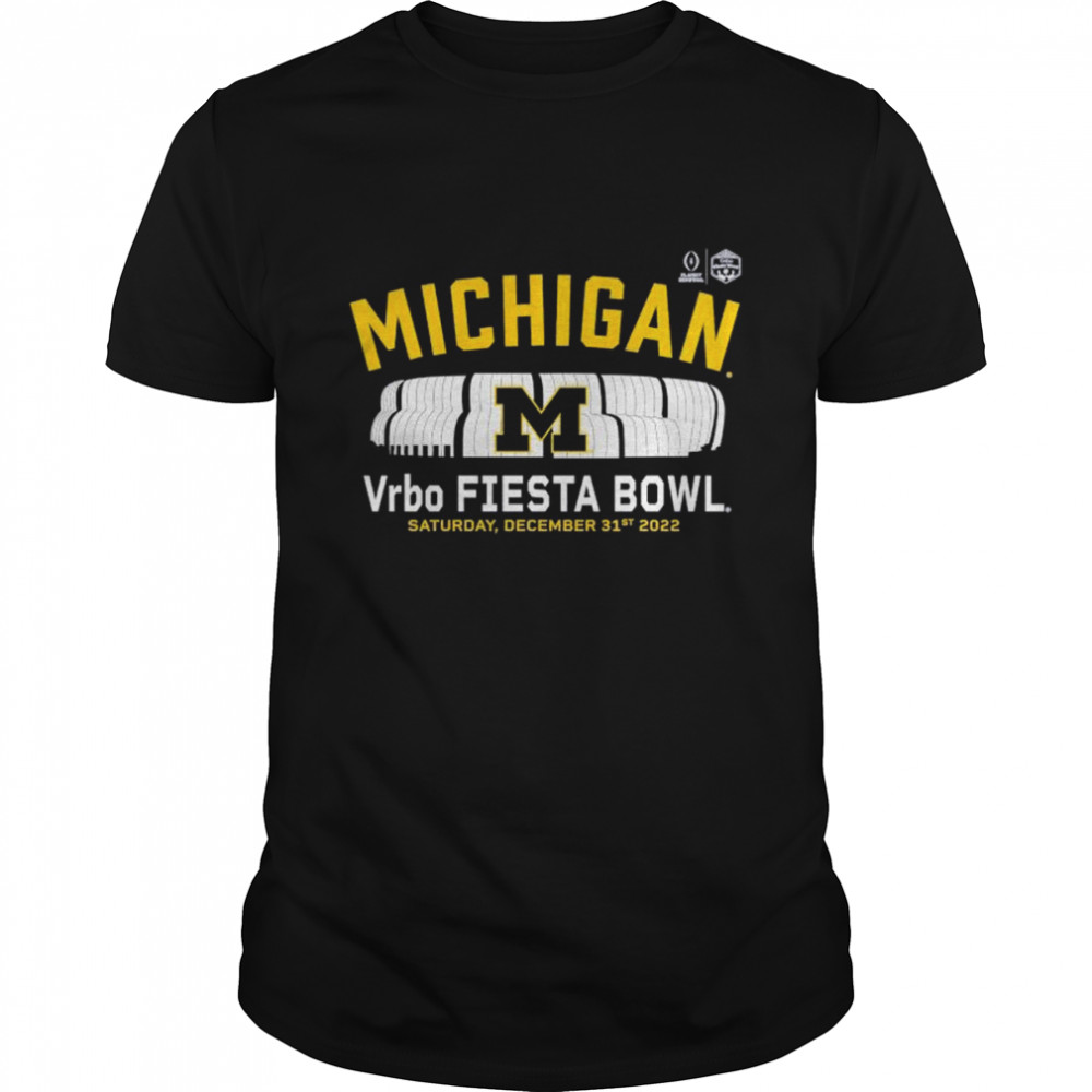 Michigan Wolverines Vrbo Fiesta Bowl December 31st 2022 shirt