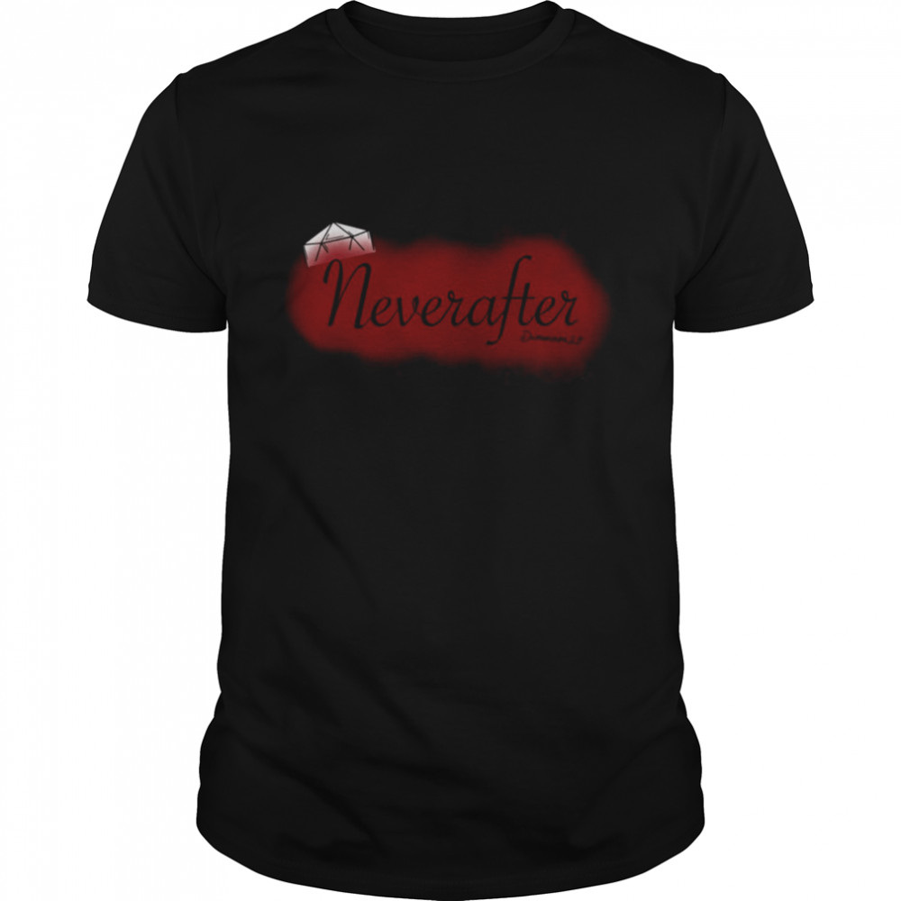 Neverafter Title D20 Dice shirt