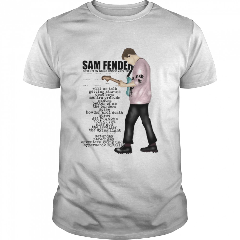 Sam Fender Seventeen Going Under 2022 Tour shirt