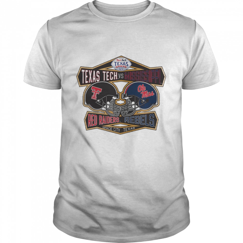 Texas Tech Red Raiders Vs Ole Miss Rebels Space City 2022 Shirt