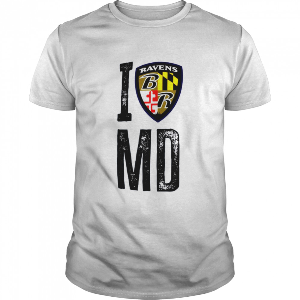 Baltimore Ravens New Era I Heart MD Shirt