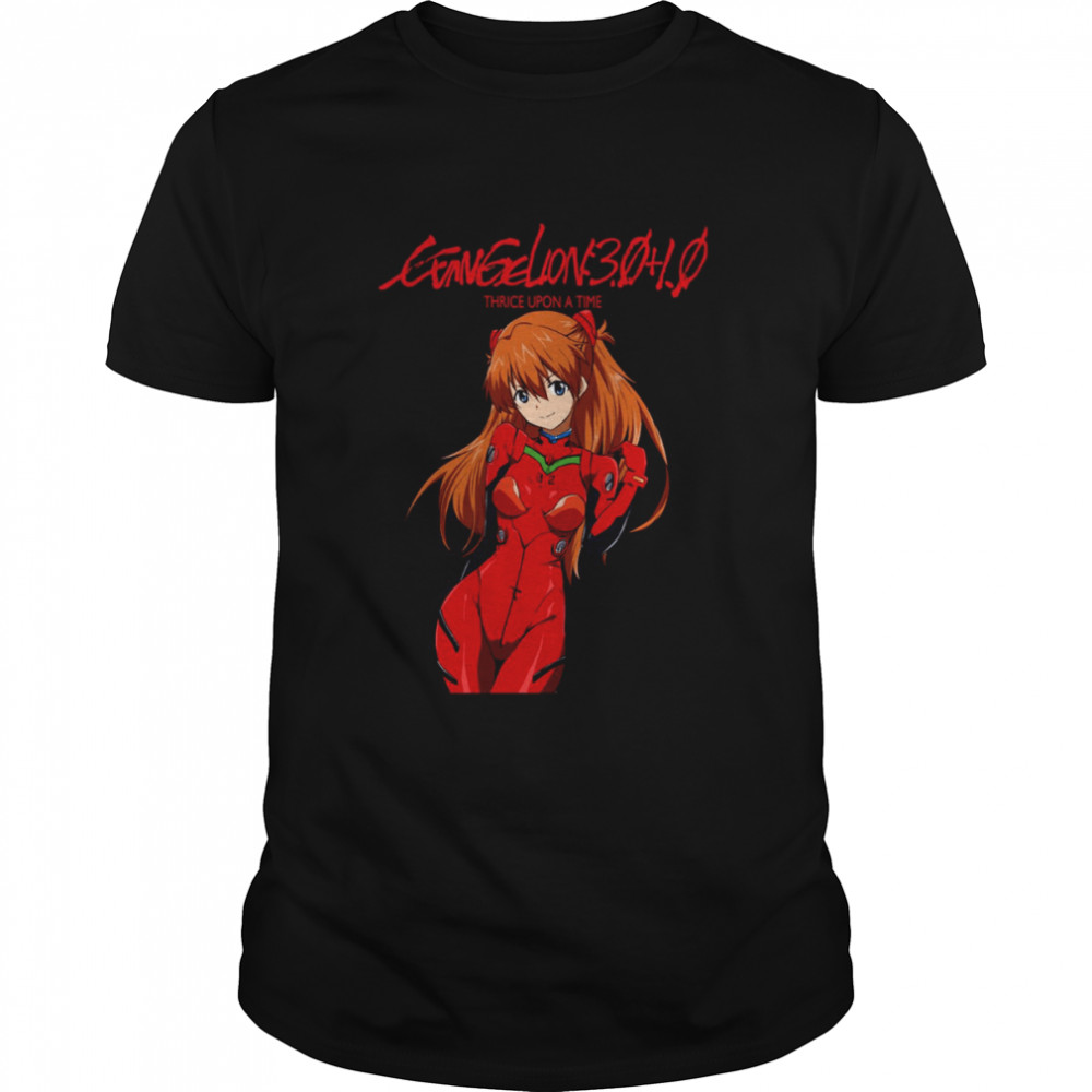 Evangelion Asuka Langley Portrait Anime shirt